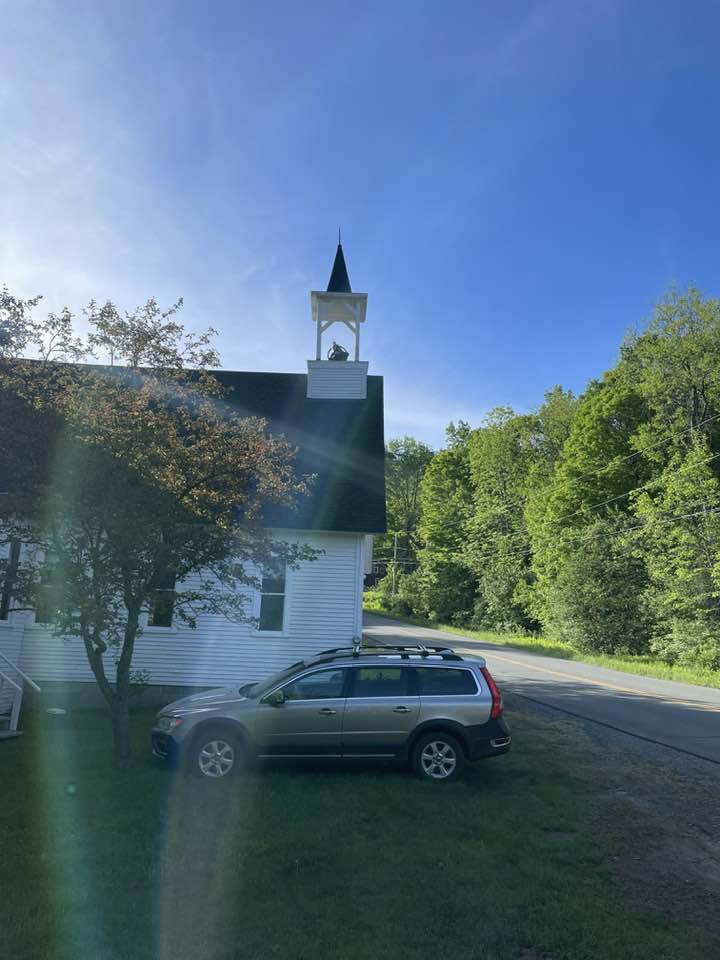 Well-kept grounds at Beach Meadows Cemetery